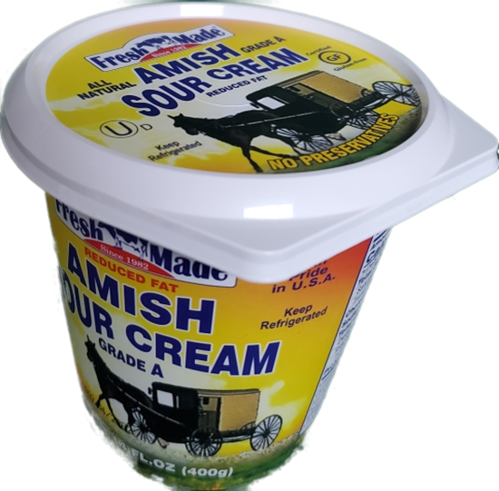 Fresh Made Amish Sour Cream 400g