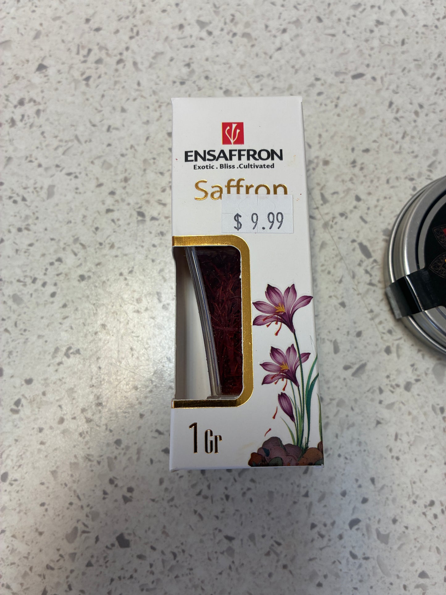 ENSaffron Premium Saffron Threads 1g – Grade 1 Pure Saffron Spice