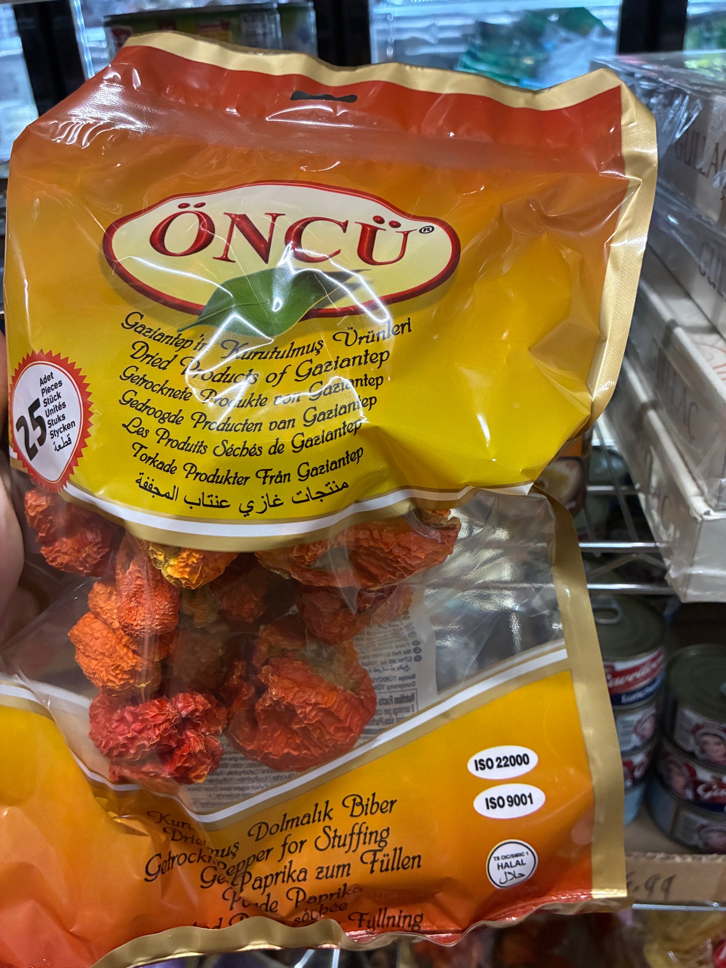 Oncu Dried Peppers for Stuffing