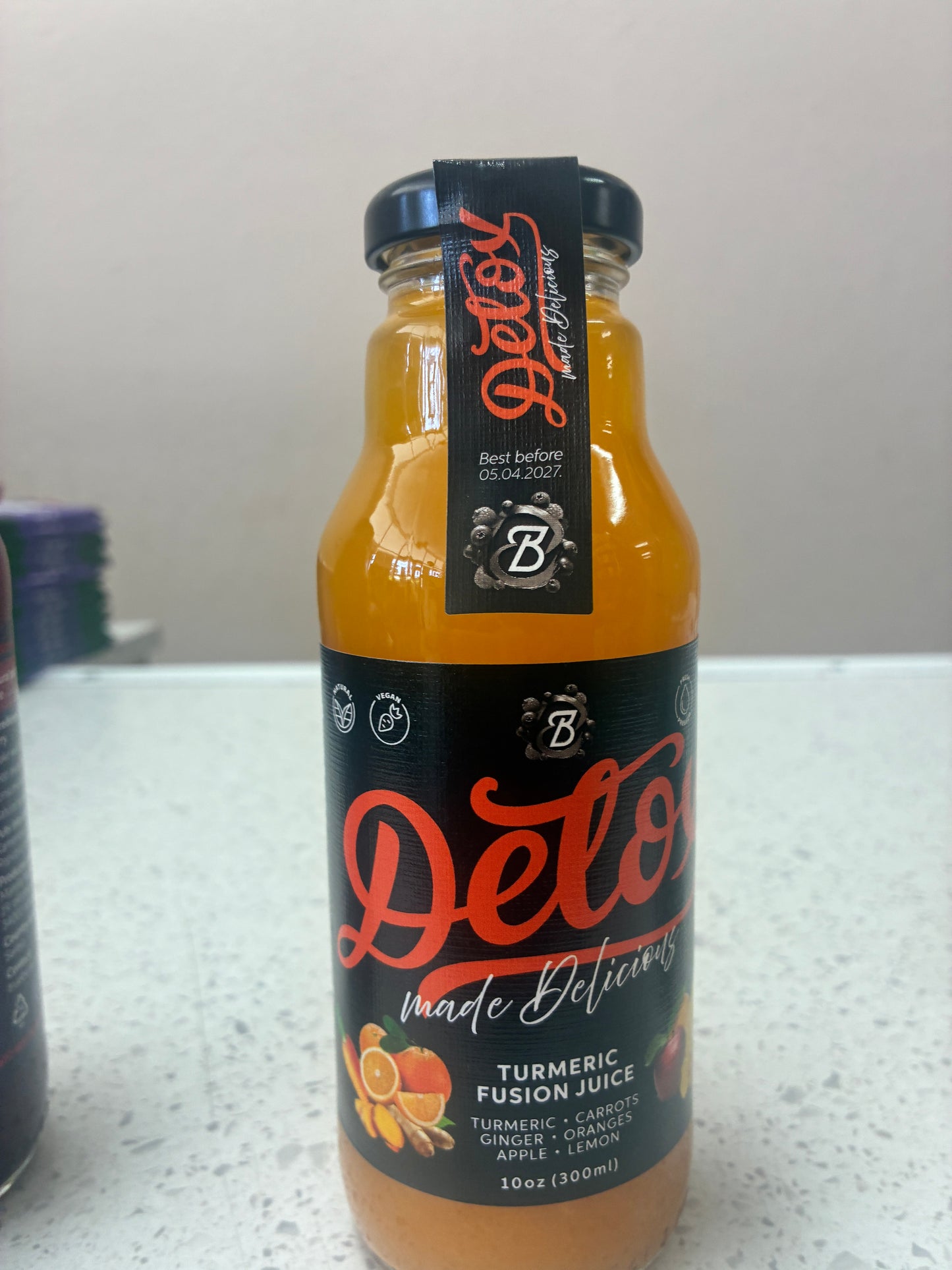 Detox Made Delicious – Turmeric Fusion Juice – 10 oz (300 mL)