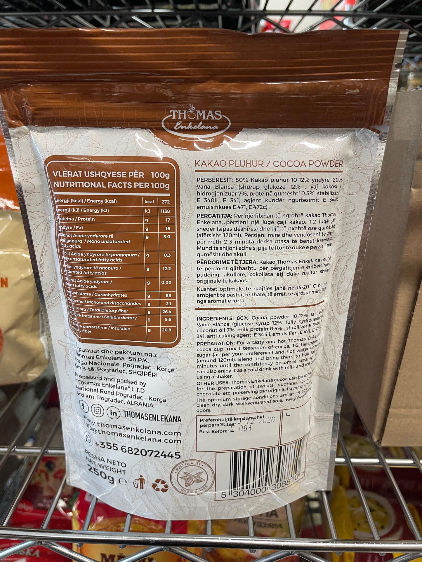 Thomas Enkelana - Kakao (Coco Powder) 250g