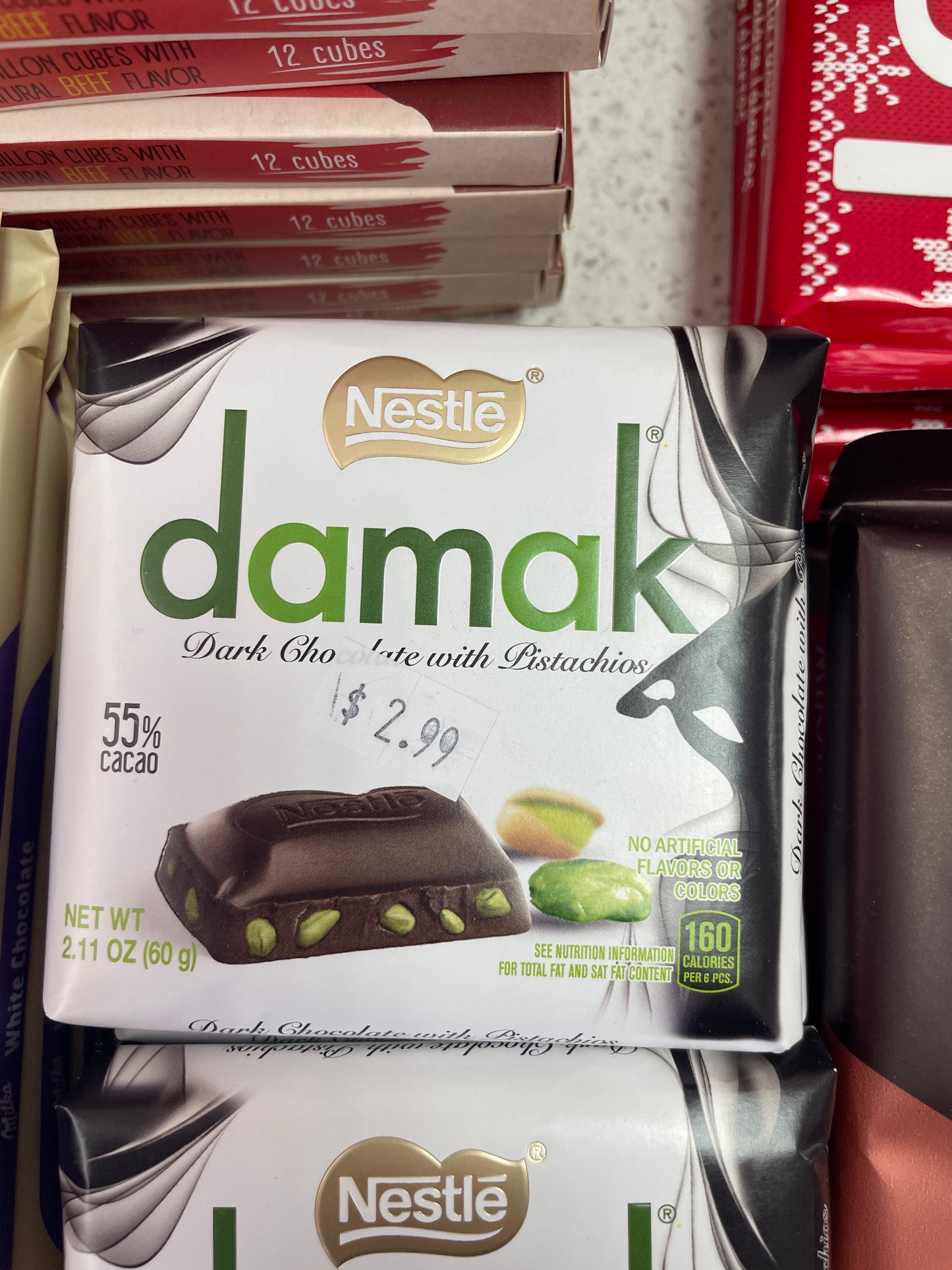 Damak Dark Chocolate W/ Pistachio 60g