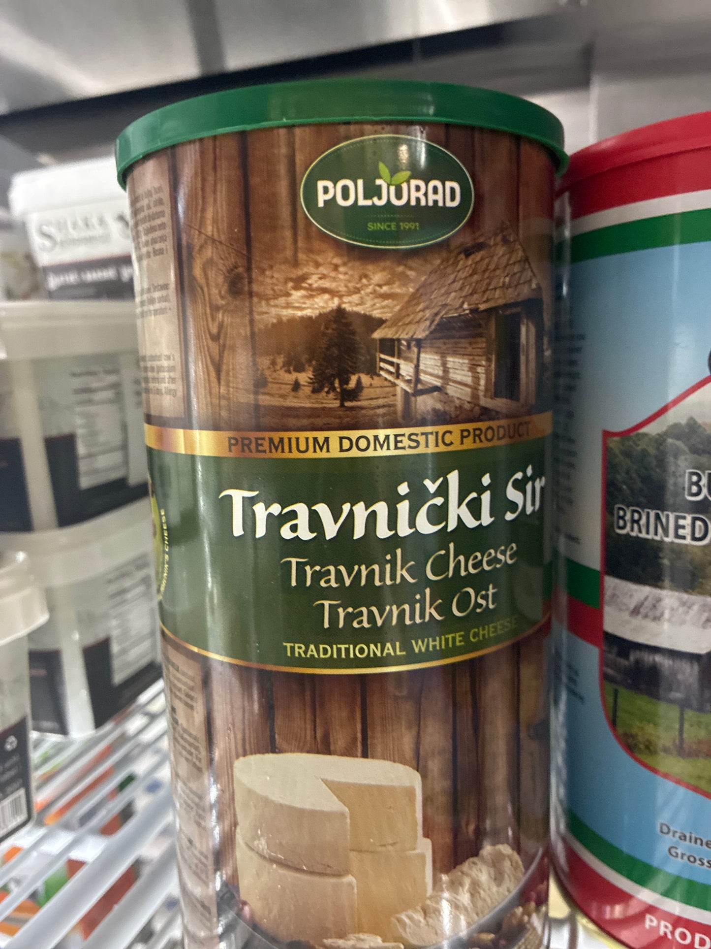 White Travnicki Cheese in Brine 800g