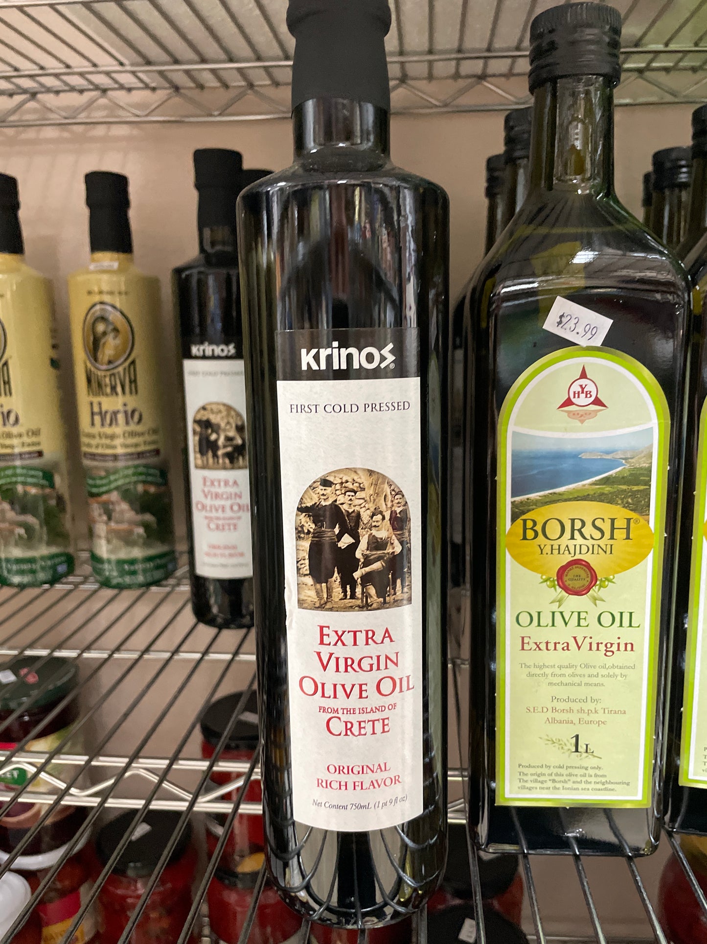 Krinos Crete Extra Virgin Olive Oil 750 ml