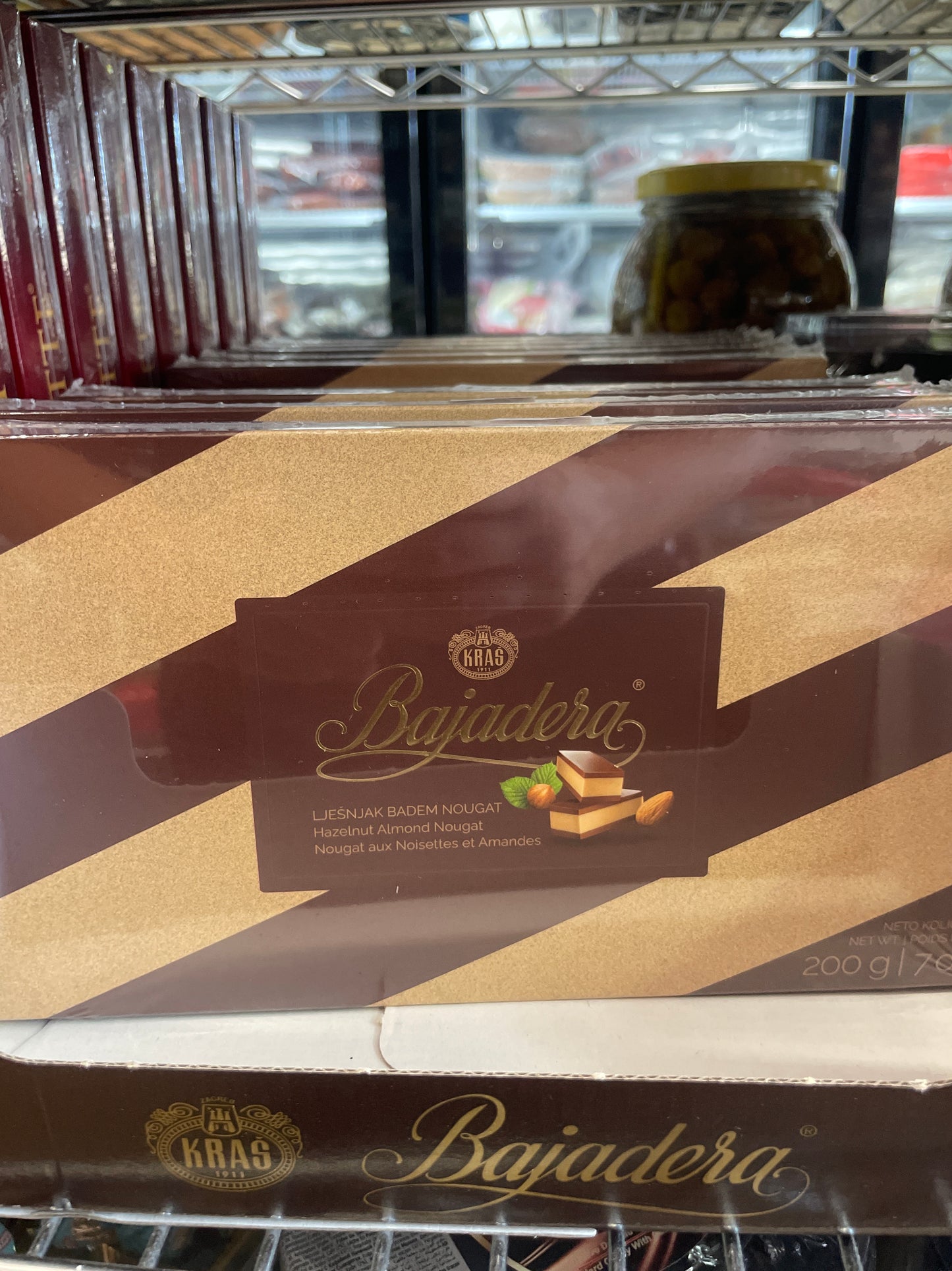 Kras Bajadera Hazelnut Almond Nougat 200g