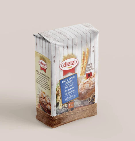 Dieta Wheat Flour for Bread and donuts Miell gruri fshati 1kg