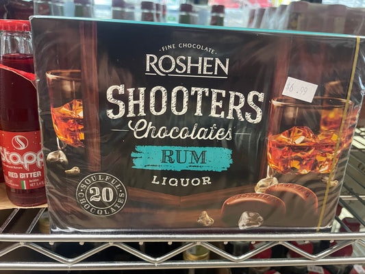 Roshen Shooters Chocolates - Rum Liquor 150g