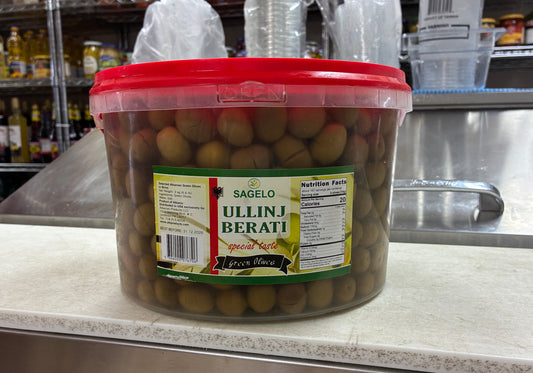 Albanian Berati Olives (Ullinj Berati) 6.6 lbs