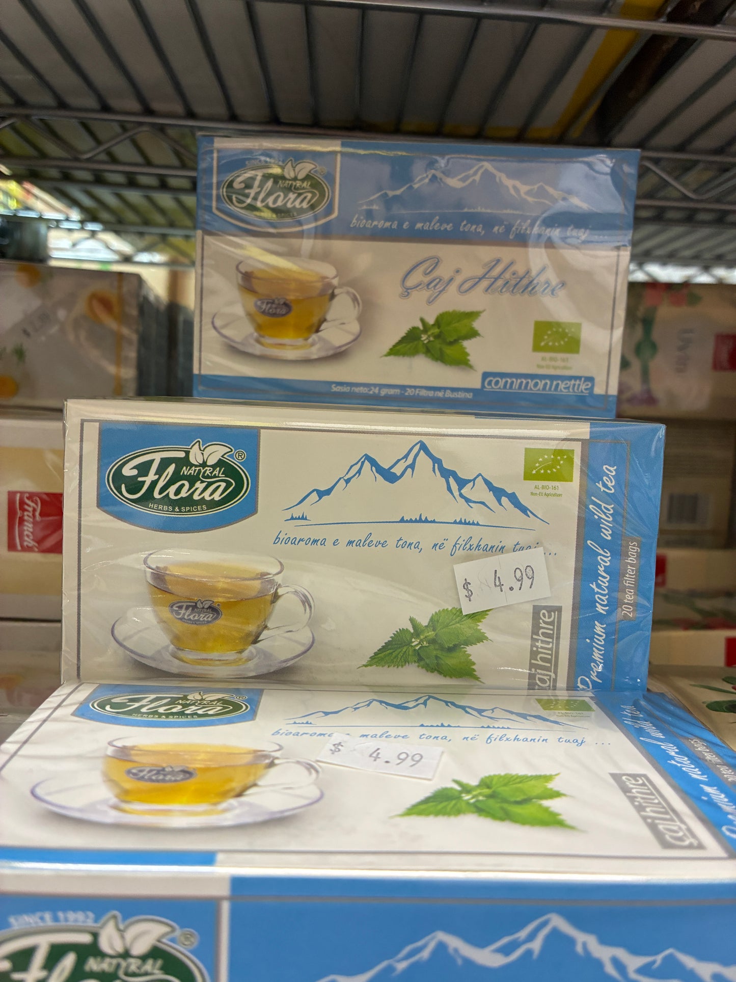 Natural Flora Common Nettle Tea (Çaj Hithre) – 20 Herbal Tea Bags