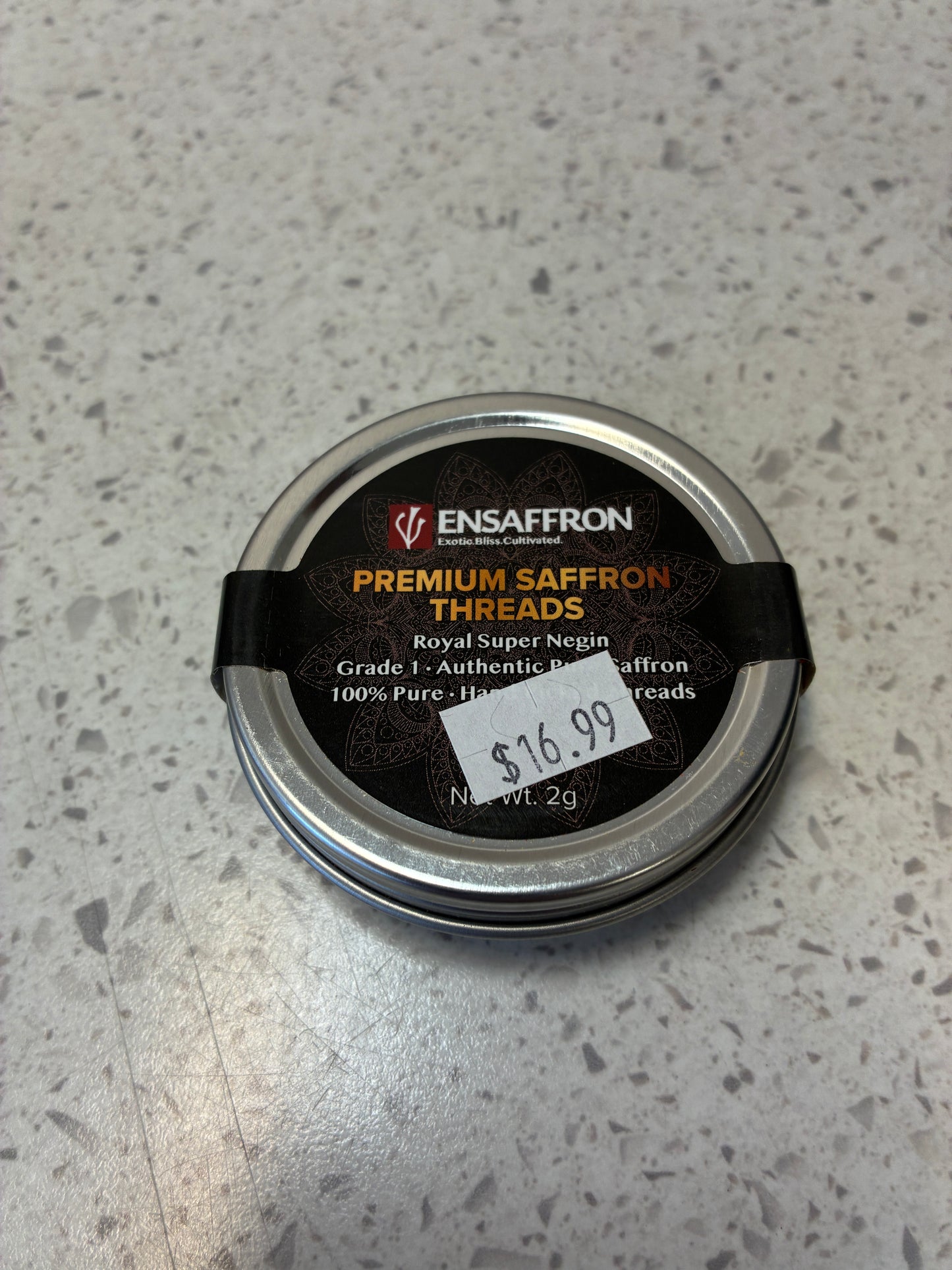 ENSaffron Premium Saffron Threads 2g – Grade 1 Pure Saffron Spice