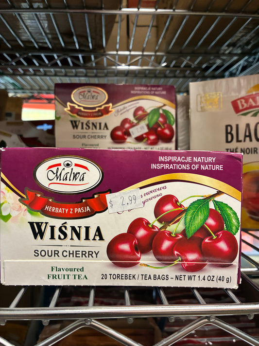 Malwa Sour Cherry Fruit Tea – 20 Tea Bags