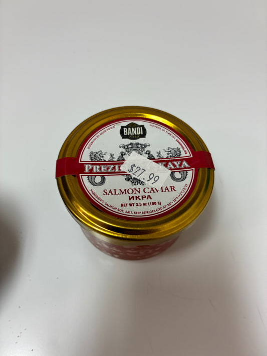 Bandi Premium Quality Salmon Caviar - 100g