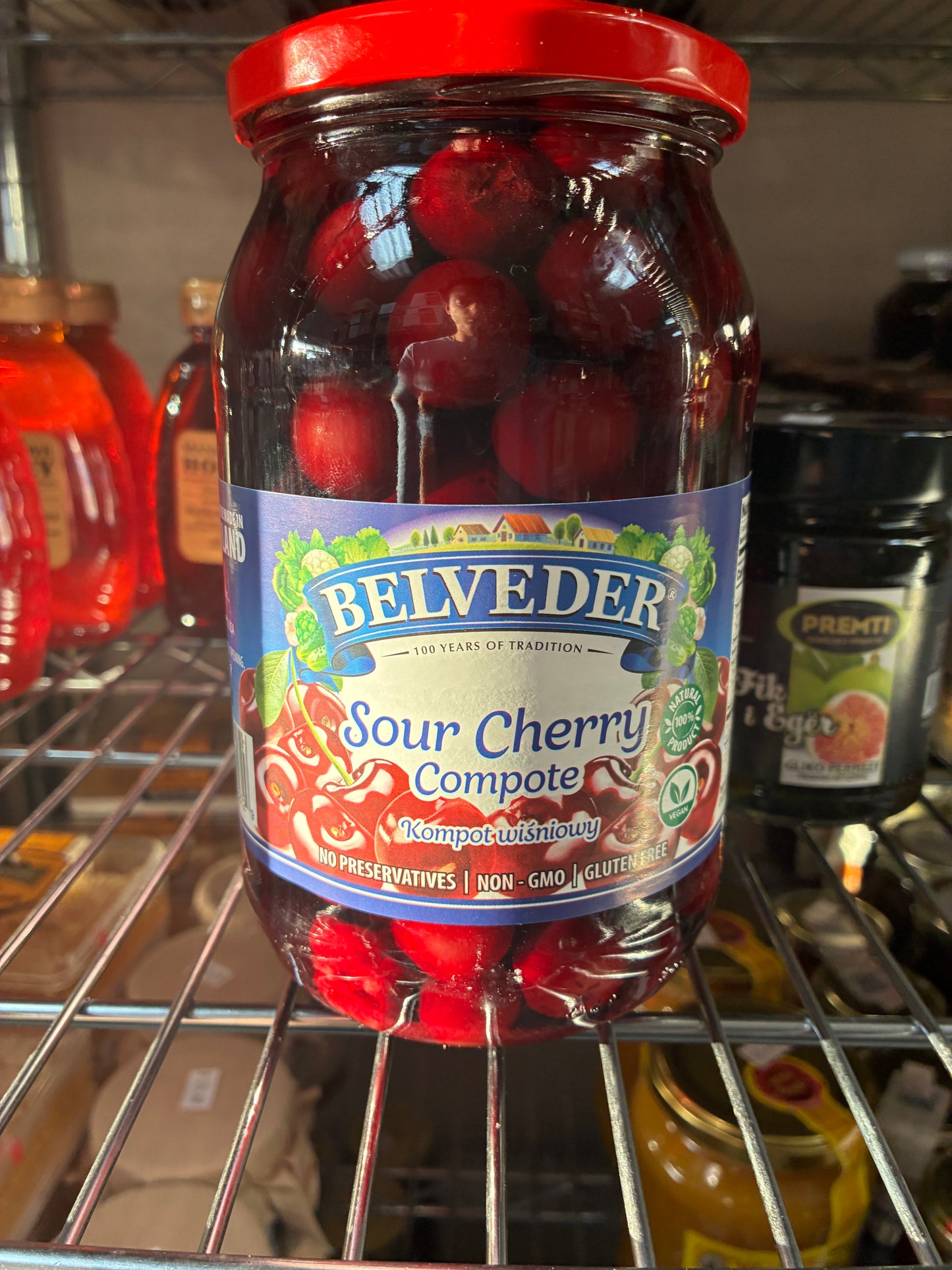 Belveder Sour Cherry Compote 900g