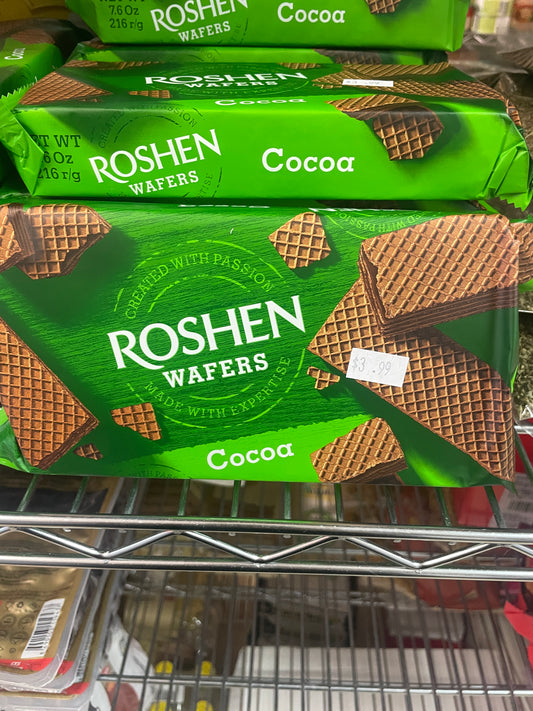 Roshen Cocoa Wafers (216g)
