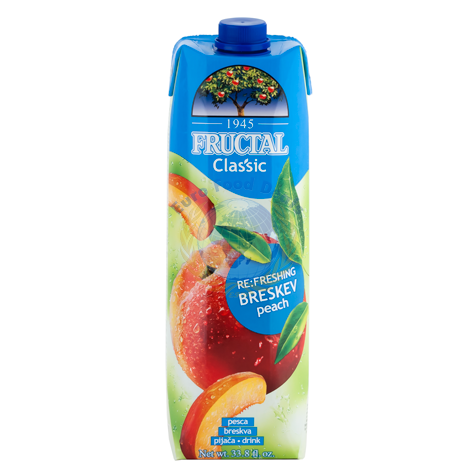 Fructal Multi Fructal Classic Peach Juice 1L – Balkan Market