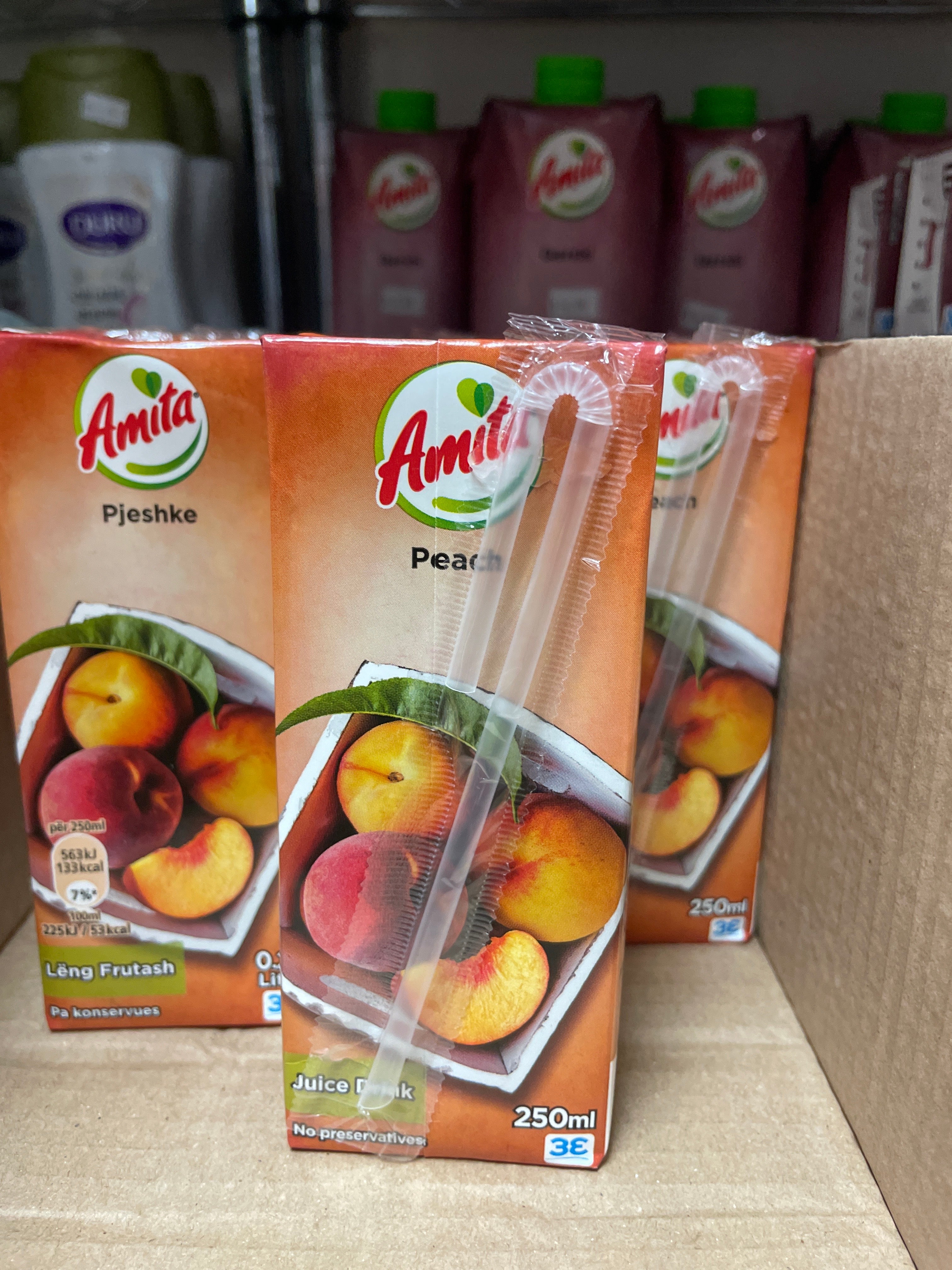 Amita Peach Juice 250 Ml Balkan Market amita-peach-juice-250-ml-balkan-market