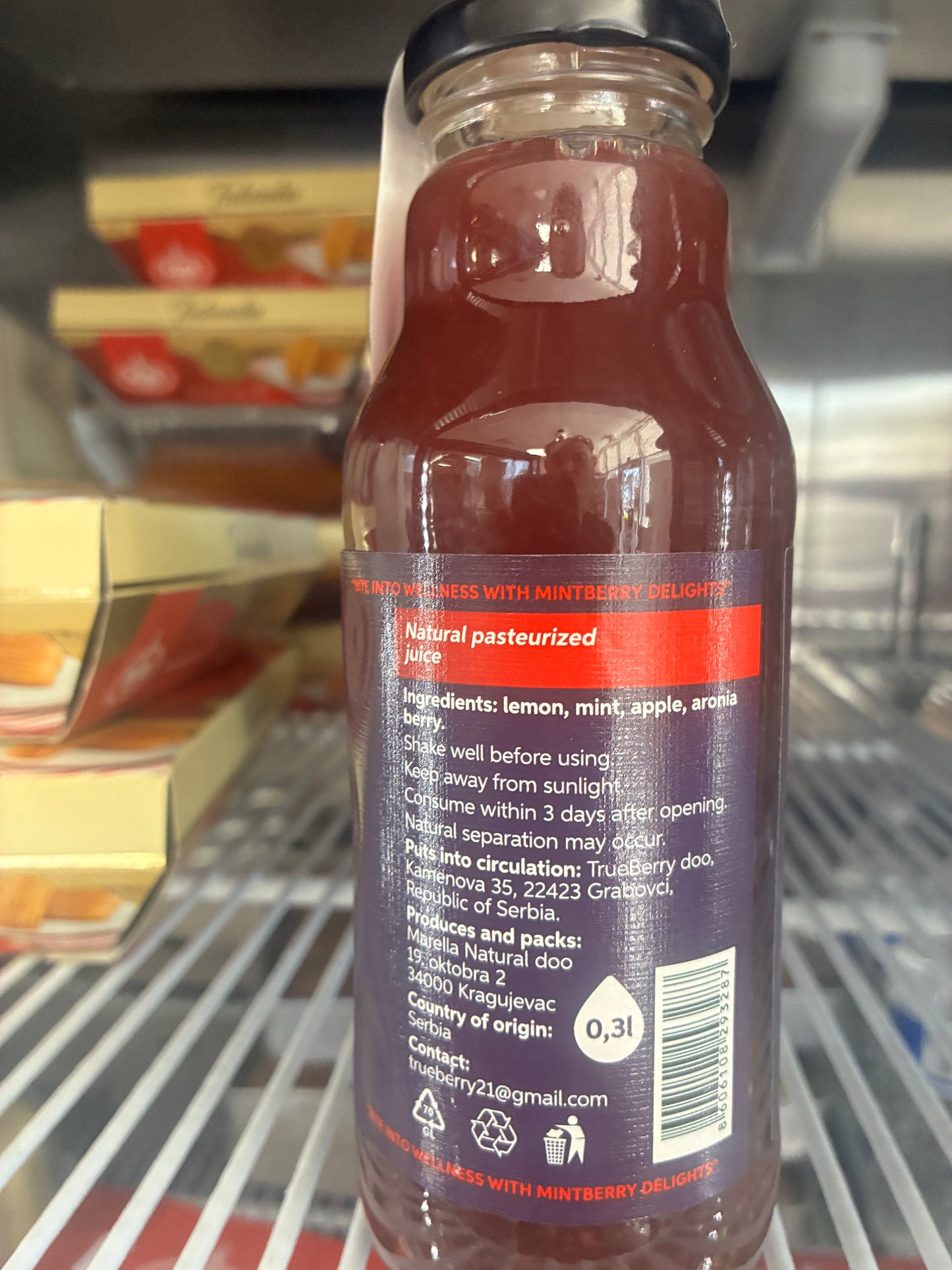 MintBerry – 100% Juice – 10.14 fl oz (300 mL)