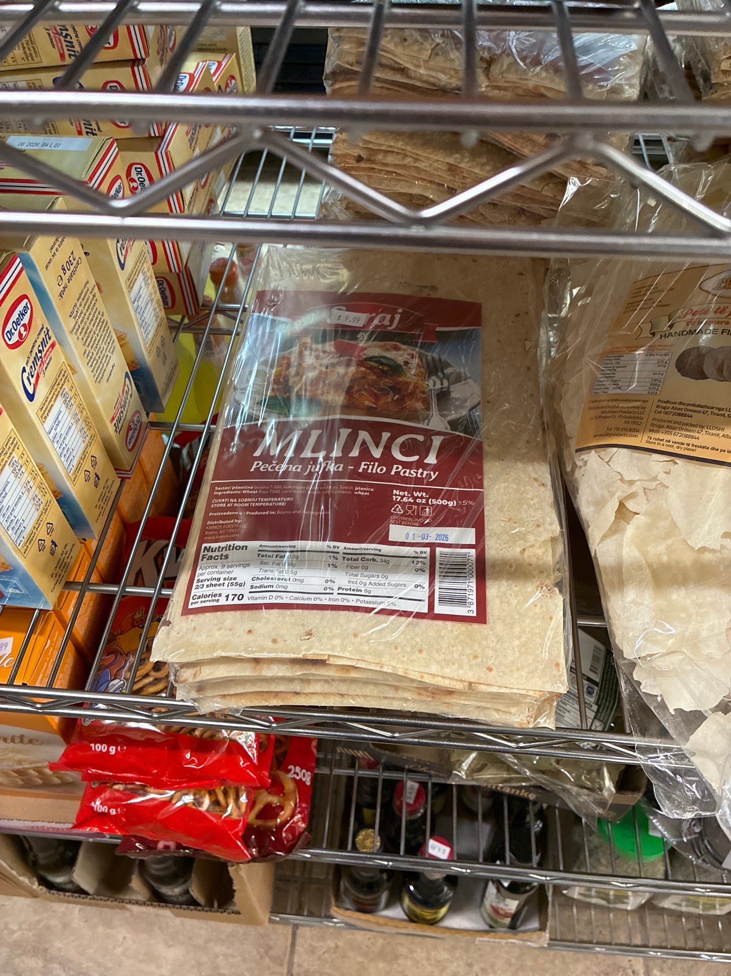 Saraj Baked Jufka - MLINCI 454g