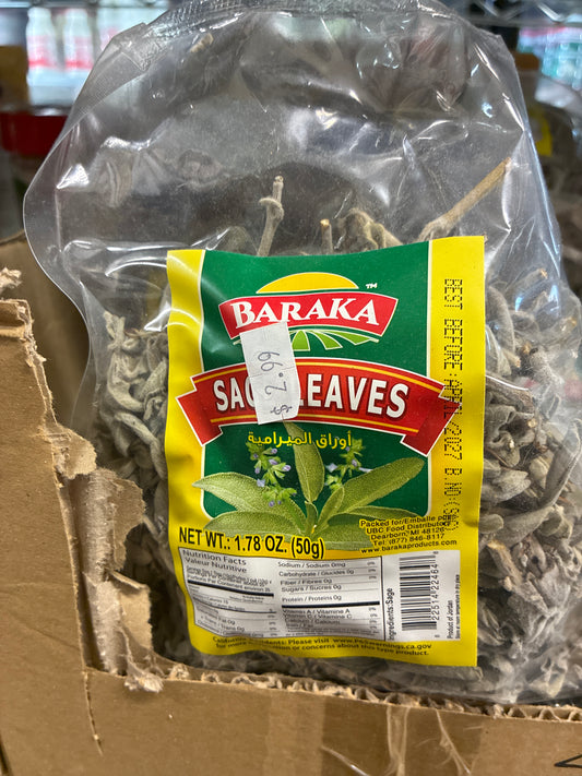 Baraka Sage Leaves 50g