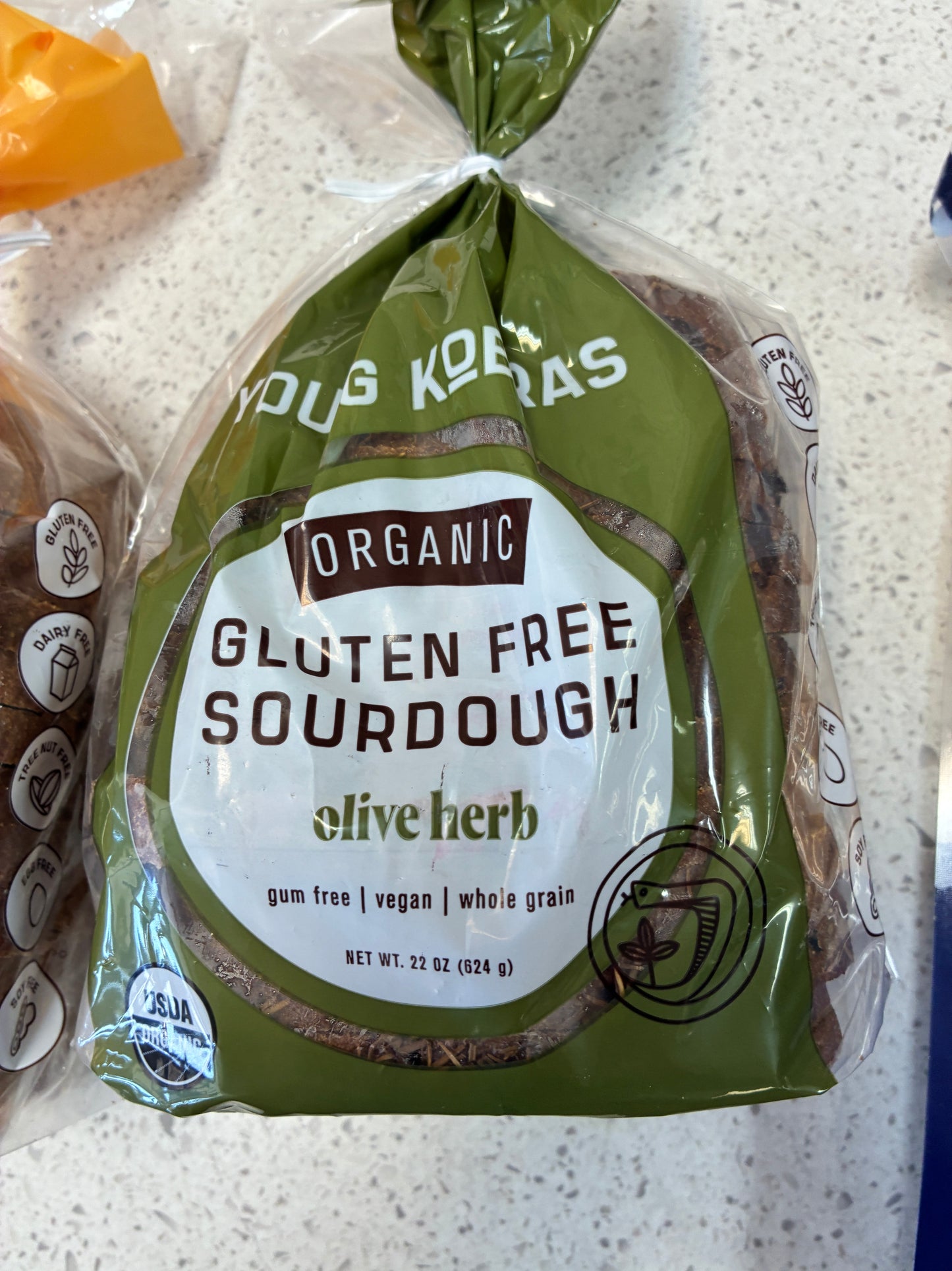 Gluten Free Olive & Herb Sour Dough 624g