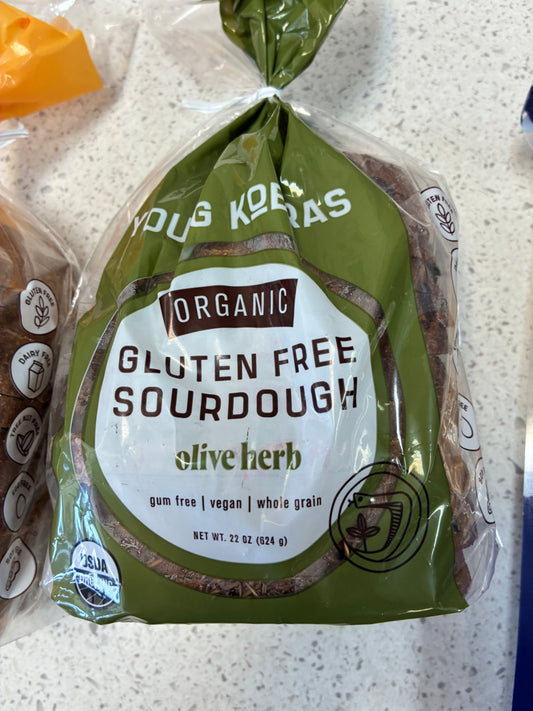 Gluten Free Olive & Herb Sour Dough 624g
