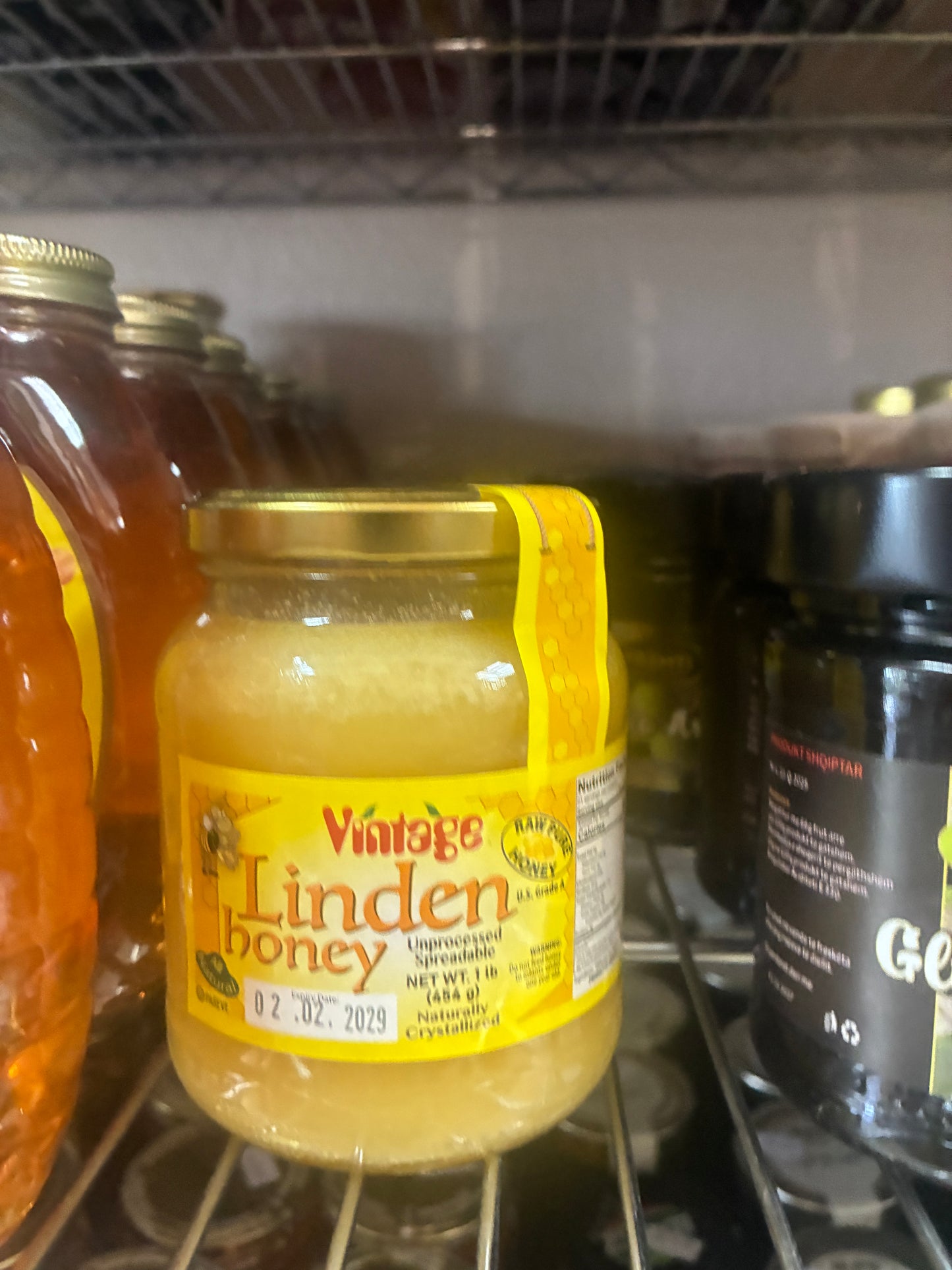 Vintage Linden Raw Honey 454 g