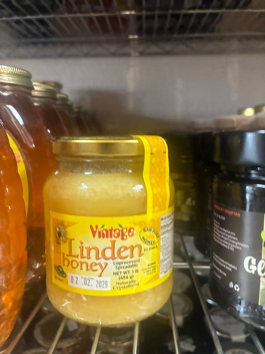 Vintage Linden Raw Honey 454 g