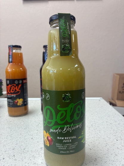 DetoX Raw Revival Juice – Apple, Ginger & Green Tea – 750 ml – Serbia