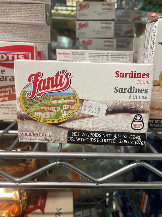 Fantis Sardines in Oil - 124g