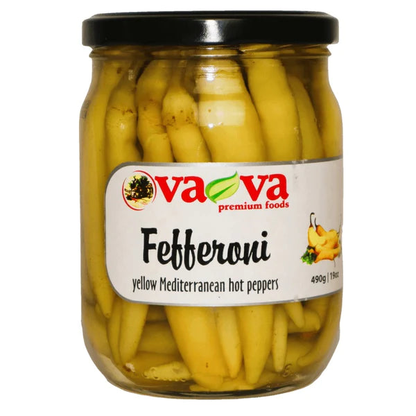 Feforoni Hot Yellow Fefferoni Peppers 490g – Balkan Market